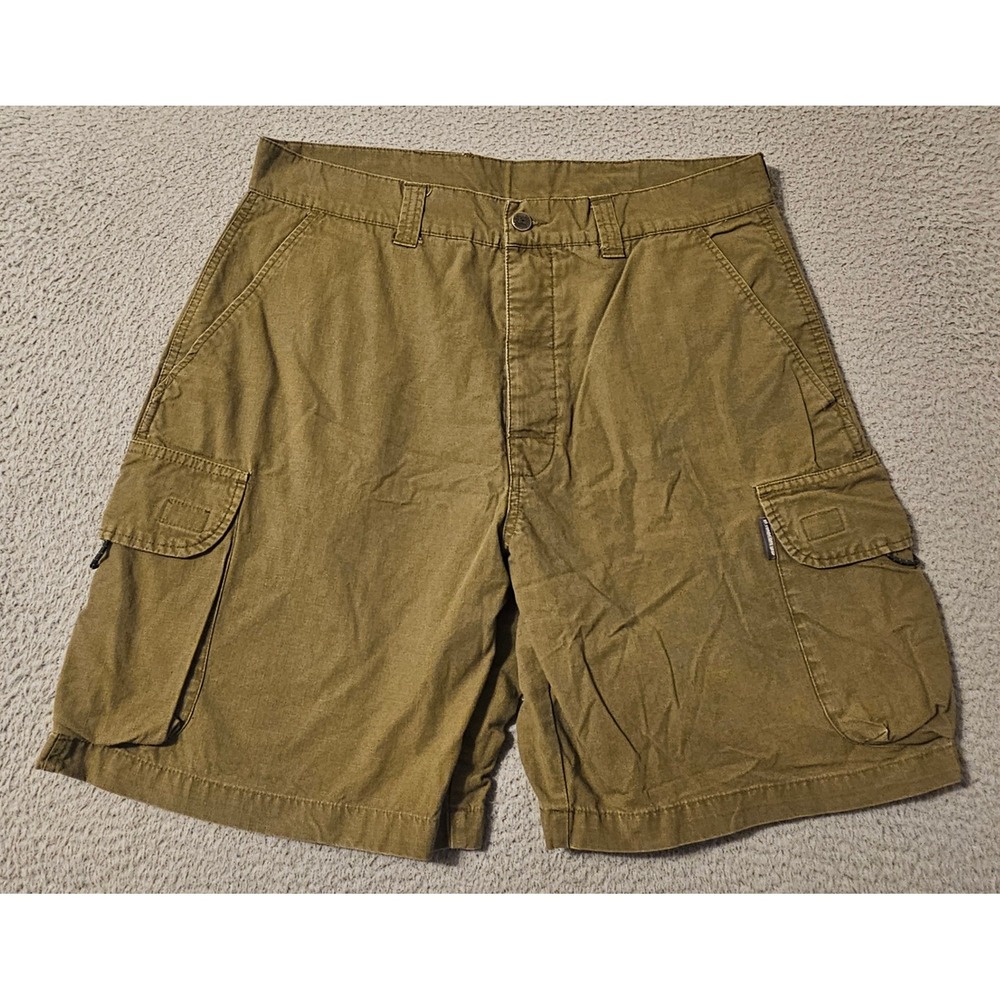 Nike ACG All Conditions Gear Mens 34 Cargo Shorts Brown Ripstop Cotton